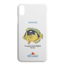 Load image into Gallery viewer, Oahu iPhone Case - Fourspot Butterflyfish