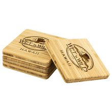Load image into Gallery viewer, Hawaii Bamboo Coasters