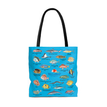 Load image into Gallery viewer, Hawaii Fish Beach Bag - Pacific Blue
