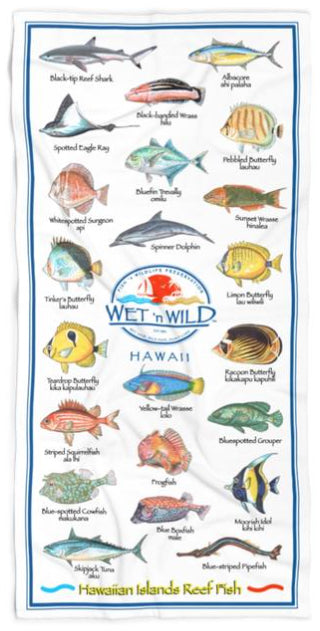 Hawaii Fish Beach Towel