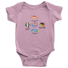 Load image into Gallery viewer, Hawaii Fish Baby Onesie
