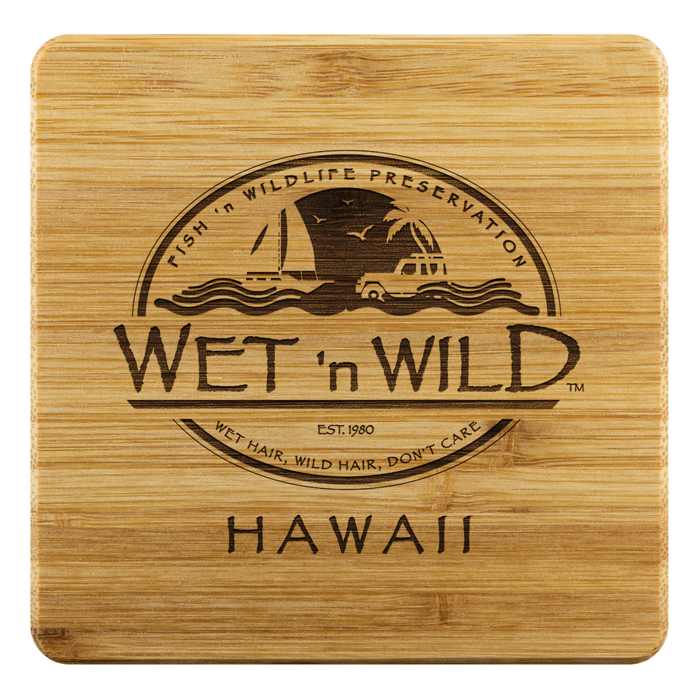 Hawaii Bamboo Coasters